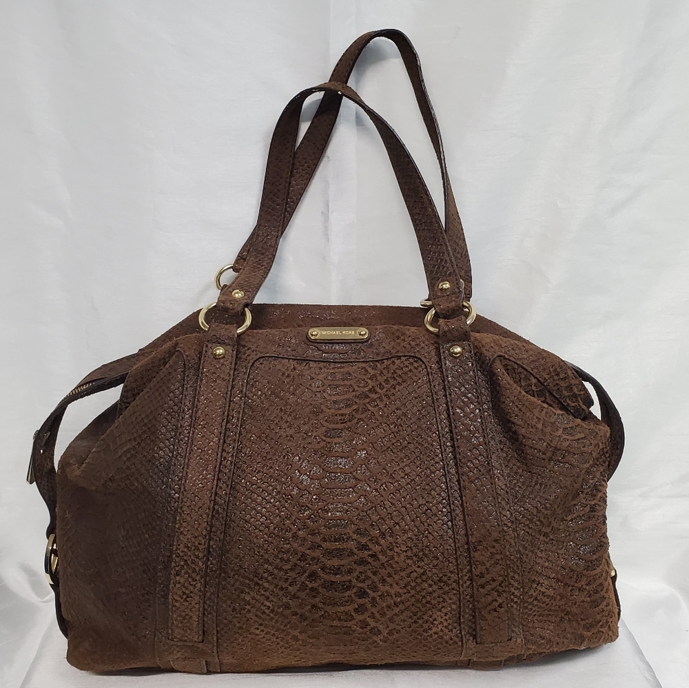 Michael Kors Snakeskin Print Handbag